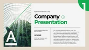 Green Simple Company Presentation - page 1