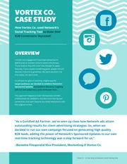 Teal Social Media Business Case Study - Page 1