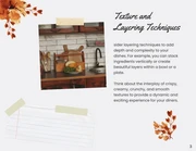 White Paper Food Scrapbook Presentation - page 3