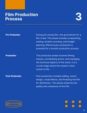 Simple Blue and Orange Film Production Report - Page 4
