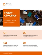Orange And White Simple Project Proposal - Seite 2