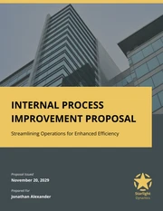 Internal Process Improvement Proposal - Page 1