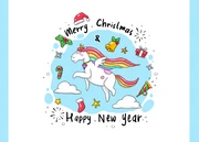 Light Blue And White Cute Illustration Funny Postcard - Page 1