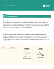 Room Rental Contract Template - Page 4