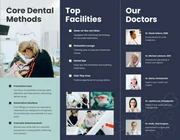Mint Gray Iconic Dental Tri Fold Brochure - Page 2