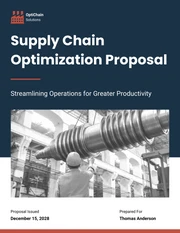 Supply Chain Optimization Proposal - Page 1