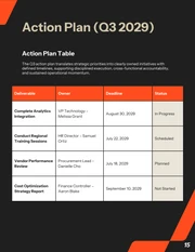 Executive Management Report Template - Seite 15