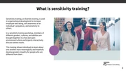 White and Blue Sensitivity Training Presentation Template - Page 3