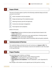 Residential Design Build Contract Template - Seite 2