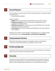 Residential Design Build Contract Template - Página 3