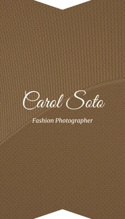 Elegant Photographer Business Card - Page 2