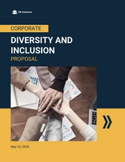 Corporate Diversity and Inclusion Proposal - Page 1