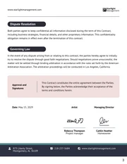 Music Video Production Contract Template - page 3