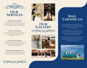 Blue and Cream Fancy Wedding Brochure - Seite 2