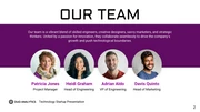 Purple Modern Elegant Colorful Startup Professional Presentation - Page 2