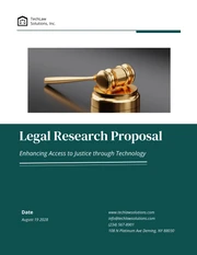 Legal Research Proposal - Page 1