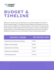 Purple And White Studio Professional Proposal - page 4