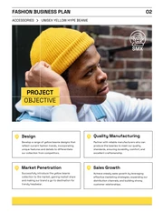 Black, Yellow and White Fashion Business Proposal - Page 3