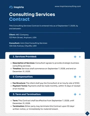 Consulting Contract Template - Seite 1