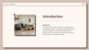 Beige And Brown Minimalist Furniture Product Presentation - Page 2