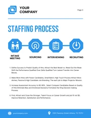 White And Blue Minimalist Simple Professional Corporate Staffing Plans - Page 4