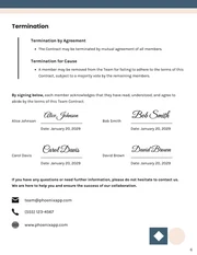 Team Contract Template - Pagina 6