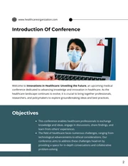 Green Tosca and White Clean Medical Conference Proposal - Page 2