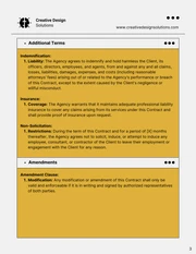 Creative Agency Contract Template - Página 3