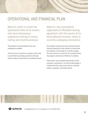 Lean Startup Business Plan Template - Page 5