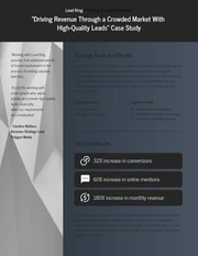 Gray Lead Generation Business Case Study - Page 2