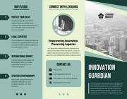 Green Intellectual Property Protection Tri-fold Brochure - Page 1