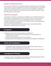 Black And Magenta NDA Contract - Page 2