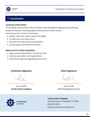 Termination Of Construction Contract Template - Pagina 6