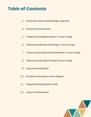 Learning Development Course Catalog Template - صفحة 2