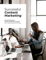 Successful Content Marketing White Paper - Página 1