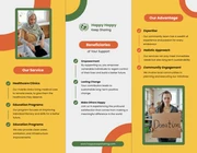 Yellow And Green Charity Tri Fold Brochure - Page 2