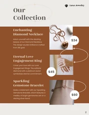 Brown and Beige Jewelry Catalog - page 2