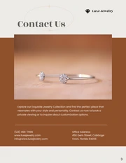 Brown and Beige Jewelry Catalog - Page 3