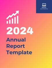 Company Annual Report Template - Pagina 1