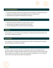 Marketing Consultant Contract Template - Seite 4