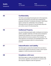 Pharmaceutical Consulting Contract Template - page 3