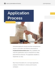 Blue Yellow Professional Job Proposal - Page 5