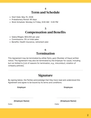 Beauty Salon Employment Contract Template - Página 2