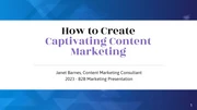Gradient Content Marketing Presentation - Page 1