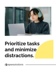 Work Remote Pro Tips Instagram Carousel Post Slides - Seite 5