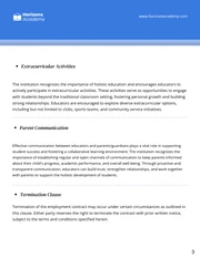 Teacher Employment Contract Template - page 3