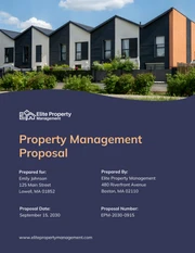 Property Management Proposal Template - صفحة 1