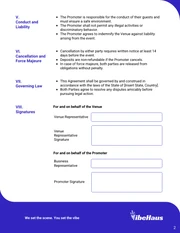 Club Promoter Contract Template - page 2