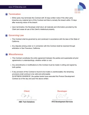 Product Development Contract Template - Pagina 3