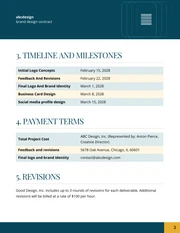 Brand Design Contract Template - page 3